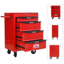 Rolling Metal Tool Chest With Drawers, Steel Storage Cabinet With Ball Bearing Slides by HouseOfZazla