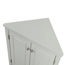 Triangle Bathroom Storage Cabinet With Adjustable Shelves, Freestanding Floor Cabinet For Home Kitchen by HouseOfZazla
