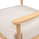 Mallorca Acacia Wood Club Chair With Seat Cushion