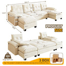 U-Shaped Sleeper Sofa With Pull Out Bed by HouseOfZazla