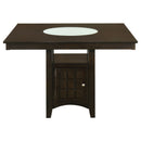 Gabriel 52-inch Counter Height Dining Table Cappuccino