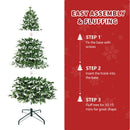 5FT Artificial Christmas Tree with White‑Tipped PE & PVC Mixed Tips