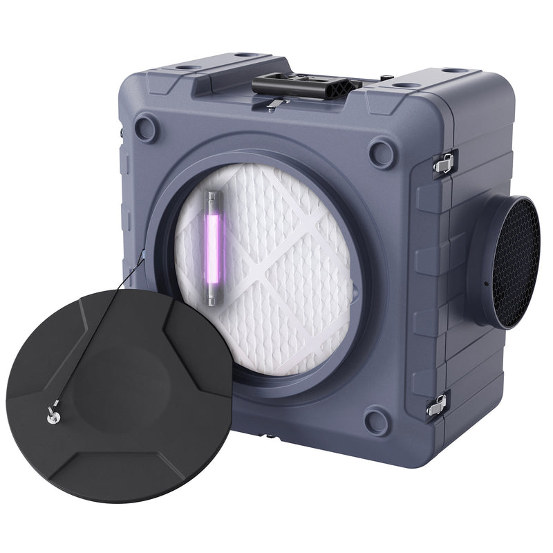 Air Scrubber with 3-Stage Filtration, Stackable Negative Air Machine 800 CFM, photo 3 of 10