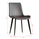 Modern Dining Chairs Ergonomic Design For Kitchen (Set of 4) by HouseOfZazla