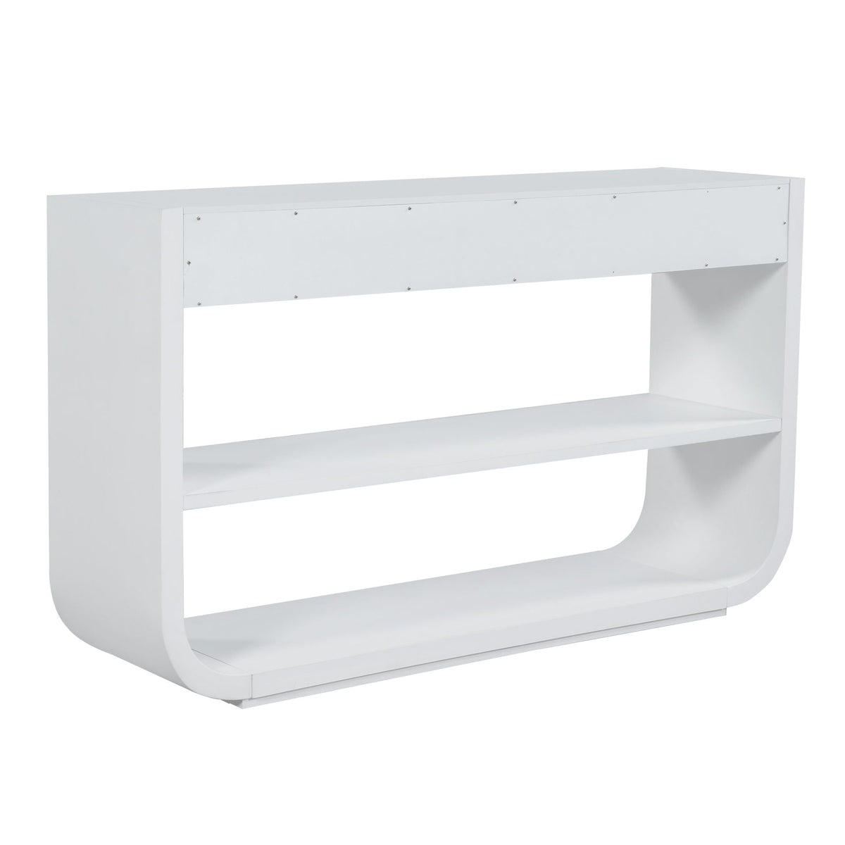 Console Table With 3 Soft Close Drawers & 2 Open Shelves, photo 7 of 40