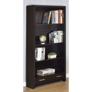 Maureen - 5 Shelf Bookcase With Drawer - Cappuccino by HouseOfZazla