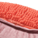 Sunny - Square Pouf, Versatile Ottoman Or Floor Cushion - Coral by HouseOfZazla
