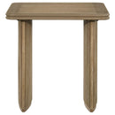 Adina 3-piece Wood Coffee Table Set Distressed Light Brown