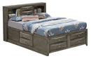Modern Design Storage Bed With Bookcase Headboard by Unique Piece Furniture