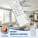 Mordern Flush Mount Ceiling Fan With Light And Remote Control by HouseOfZazla