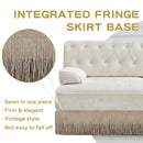 Soft Velvet Chesterfield Style Sofa