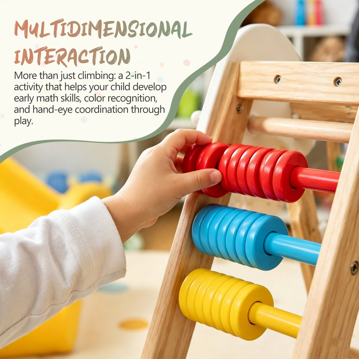 9-in-1 Foldable Kids Climbing Frame & Slide, photo 8 of 10
