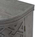 Accent Storage Cabinet Sideboard Wooden Cabinet with Antique Pattern Doors for Hallway, Entryway, Living Room, Bedroom