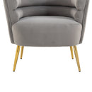 Accent Chair, leisure single chair with Golden feet