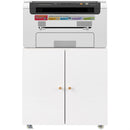 Office Furniture Copier Cabinet 2 Door Steel Copier Stand Mobile Pedestal File Printer Stand by HouseOfZazla