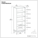 Harper - Handcrafted Bookcase With Storage by HouseOfZazla
