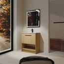 Modern Bathroom Vanity With Ceramic Sink, Freestanding Cabinet, Soft Closing Doors by HouseOfZazla