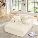 Chaise Lounge Sofa Bed With Deep Seat For Living Room