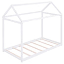 Wooden House Shaped Bed