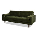 Nicholas - Mid-Century Modern Sofa - Olive Green by HouseOfZazla