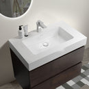 Alice - Bathroom Vanity Wall Mounted With Sink, Large Storage Floating Bathroom Vanity For Modern Bathroom, One-Piece Sink Basin Without Drain And Faucet by HouseOfZazla