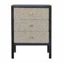 Nightstand, 3 Drawer - Black by Unique Piece Furniture
