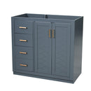 Retro Style Bathroom Vanity, 3 Drawers & Soft Closing Doors by HouseOfZazla