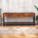 Aspen - Slim Media Unit - Dark Brown by Unique Piece Furniture