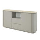 Ingram Ceramic Top Server - Light Gray by HouseOfZazla