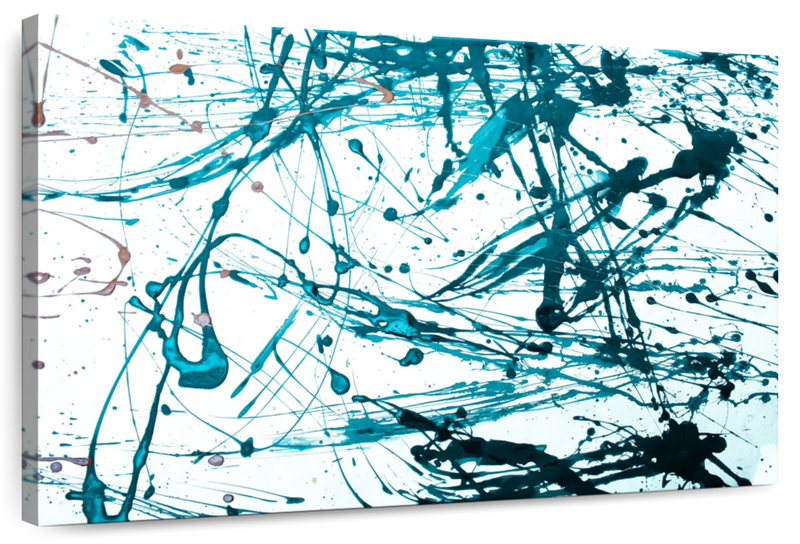 Teal Abstract Wall Art