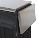 Foldable Outdoor Kitchen Island Patio Mobile Kitchen Cart