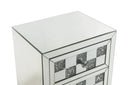 Noralie Mirrored and Faux Diamonds Accent Table by HouseOfZazla