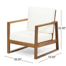 4 Person Outdoor Seating Group With Water Resistant Cushions
