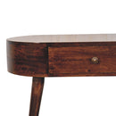Rounded Wood Table by HouseOfZazla