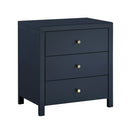 Nevarre - 3 Drawer Nightstand by HouseOfZazla