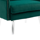 Accent Chair, Living Room Chair / leisure single sofa with acrylic feet