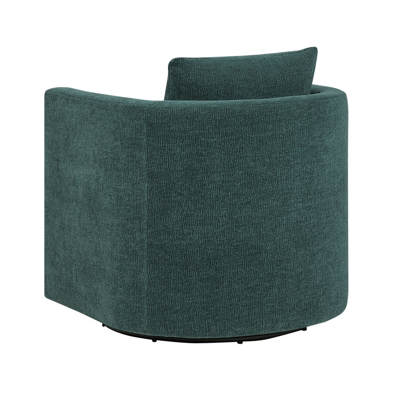 Sutton - Swivel Barrel Chair - Peacock, photo 2 of 13