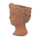 D6X9" Visage Head Bust Planter - Brown by Unique Piece Furniture