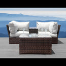 Comfortable Modern Patio Rattan Sectional Set With Cushions by Unique Piece Furniture