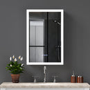 LED Lighted Medicine Cabinet with Mirror, 20"x30"