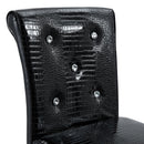 Bar Chairs & Crystal Clasp Design (Set of 2) by HouseOfZazla