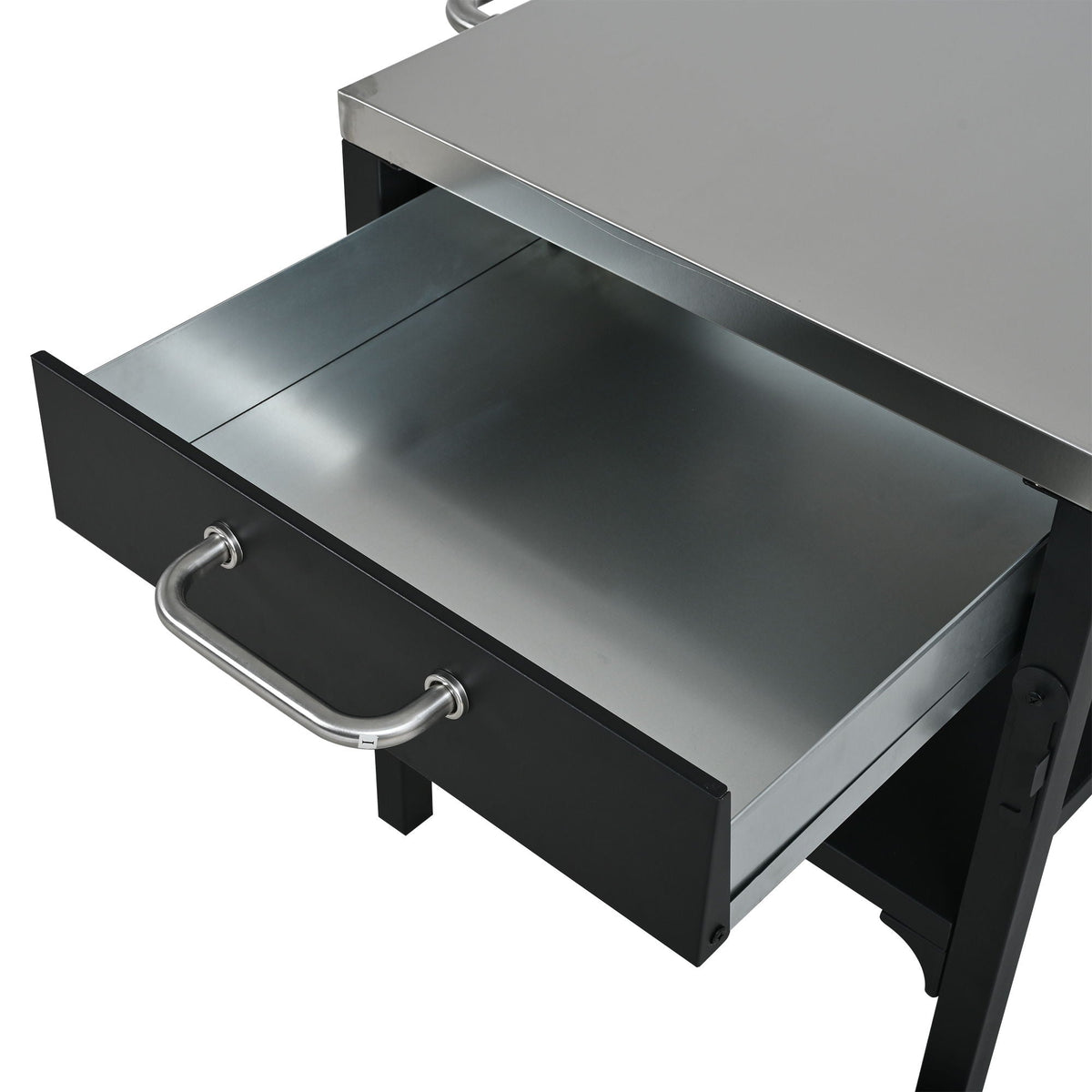 Foldable Outdoor Kitchen Cart With Storage For Patio, photo 6 of 35