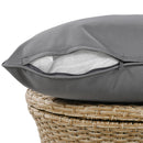 5 Pieces Patio Furniture Chair Sets, Patio Conversation Set With Wicker Cool Bar Table, Ottomans,Outdoor Furniture Bistro Sets for Porch,Backyard,Balcony,Poolside Grey