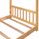 House Platform Bed With Headboard And Footboard, Roof Design by HouseOfZazla