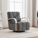 360° Swivel Accent Chair With Armrests by HouseOfZazla