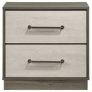 Edmondson - 2 Drawer Nightstand - Gray