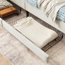 Upholstered Platform Bed Frame With 2 Storage Drawers And Adjustable Sofa Bed by HouseOfZazla