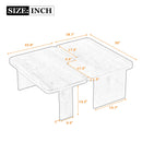 Modern Minimalist Coffee Table Set With Splicing Design