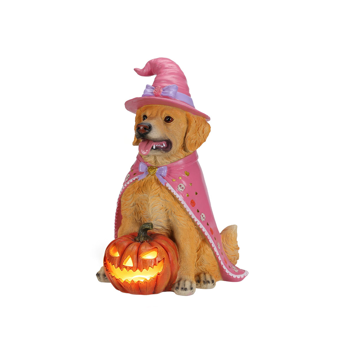 Halloween Golden Retriever Dog Statue, photo 5 of 10
