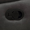 Franklin - Upholstered Padded Arm Reclining Sofa With Manual Recline - Charcoal